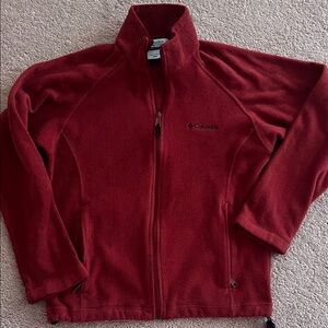 Columbia Red Fleece Jacket